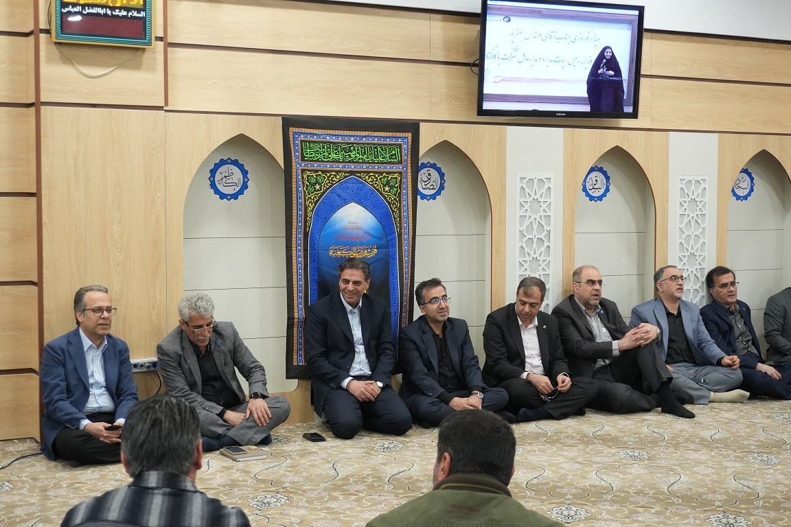 دیدار نوروز مهندس جعفرپور با کارکنان شرکت3