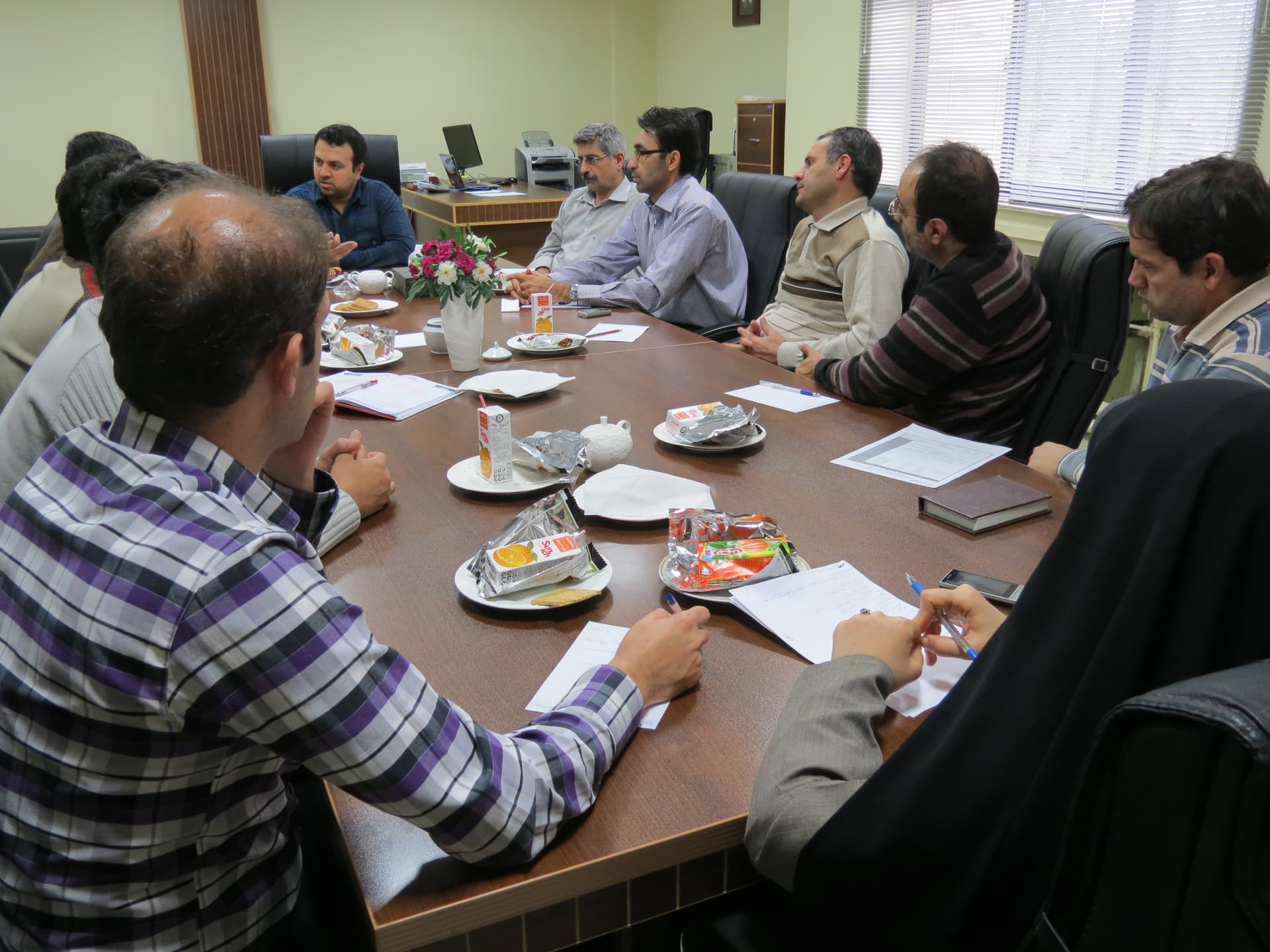 جلسه هم اندیشی نمایندگی خراسان شمالی با پارس تلفنکار برگزارشد