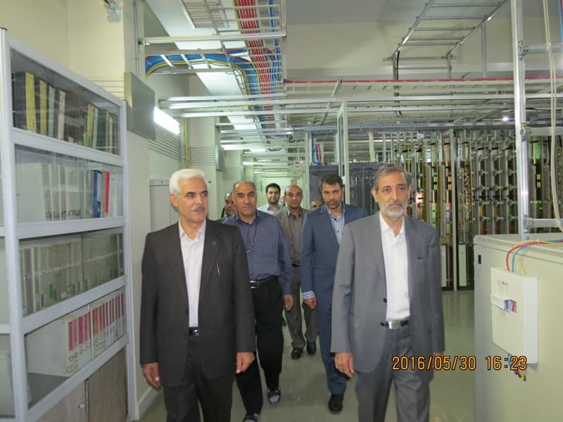 همزمان با سفر ریاست جمهوری  مهندس شمس از اداره کل ارتباطات زیرساخت آذر بایجان غربی بازدید کرد