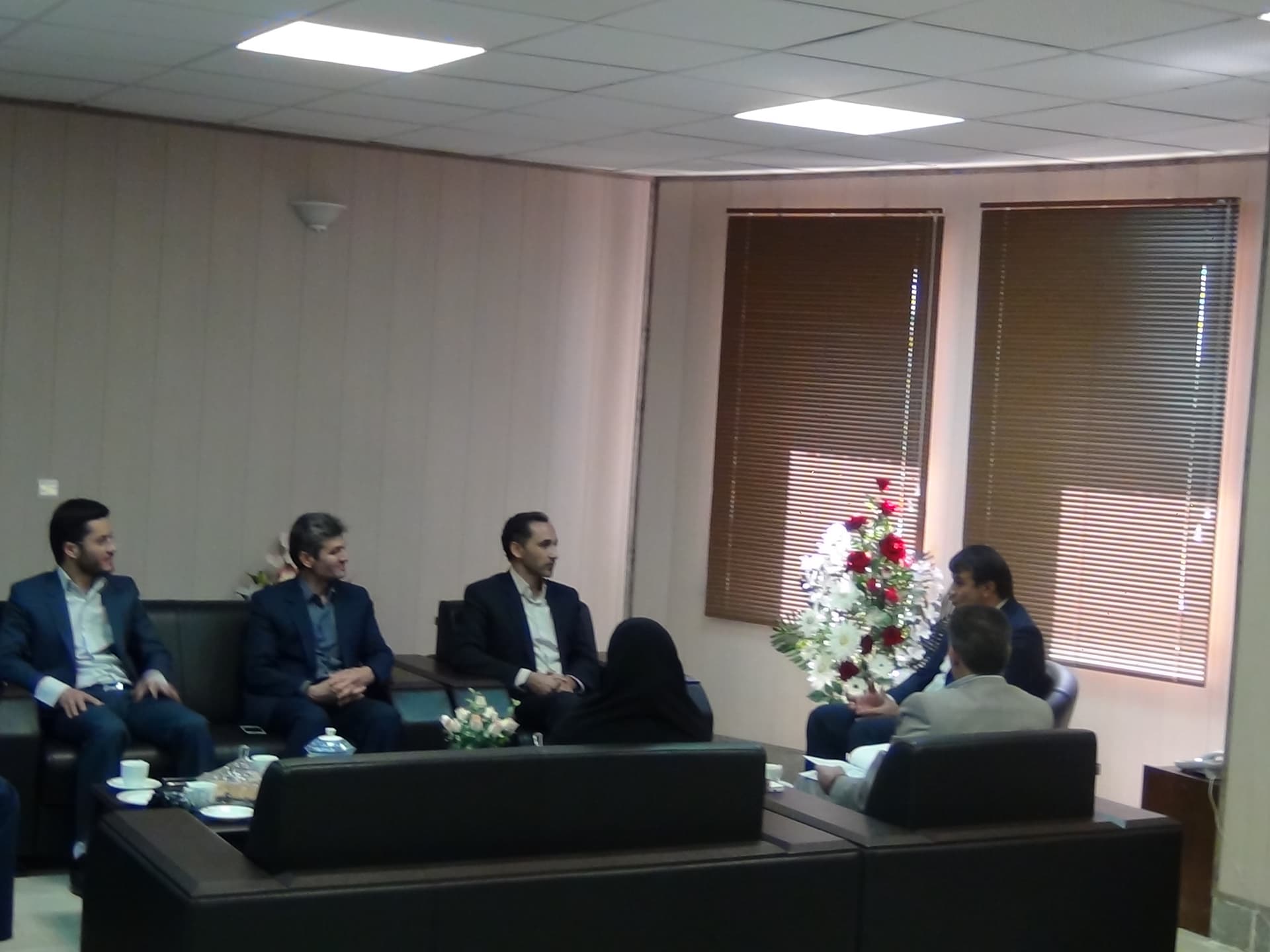 مدیر کل ارتباطات زیرساخت خراسان جنوبی با معاون استانداروفرماندار  طبس دیدار  کرد