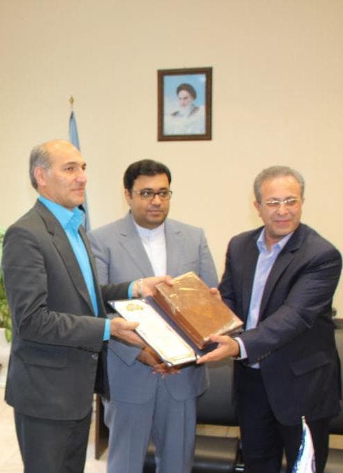 مراسم معارفه مدیر کل جدید ارتباطات زیرساخت استان هرمزگان برگزار شد