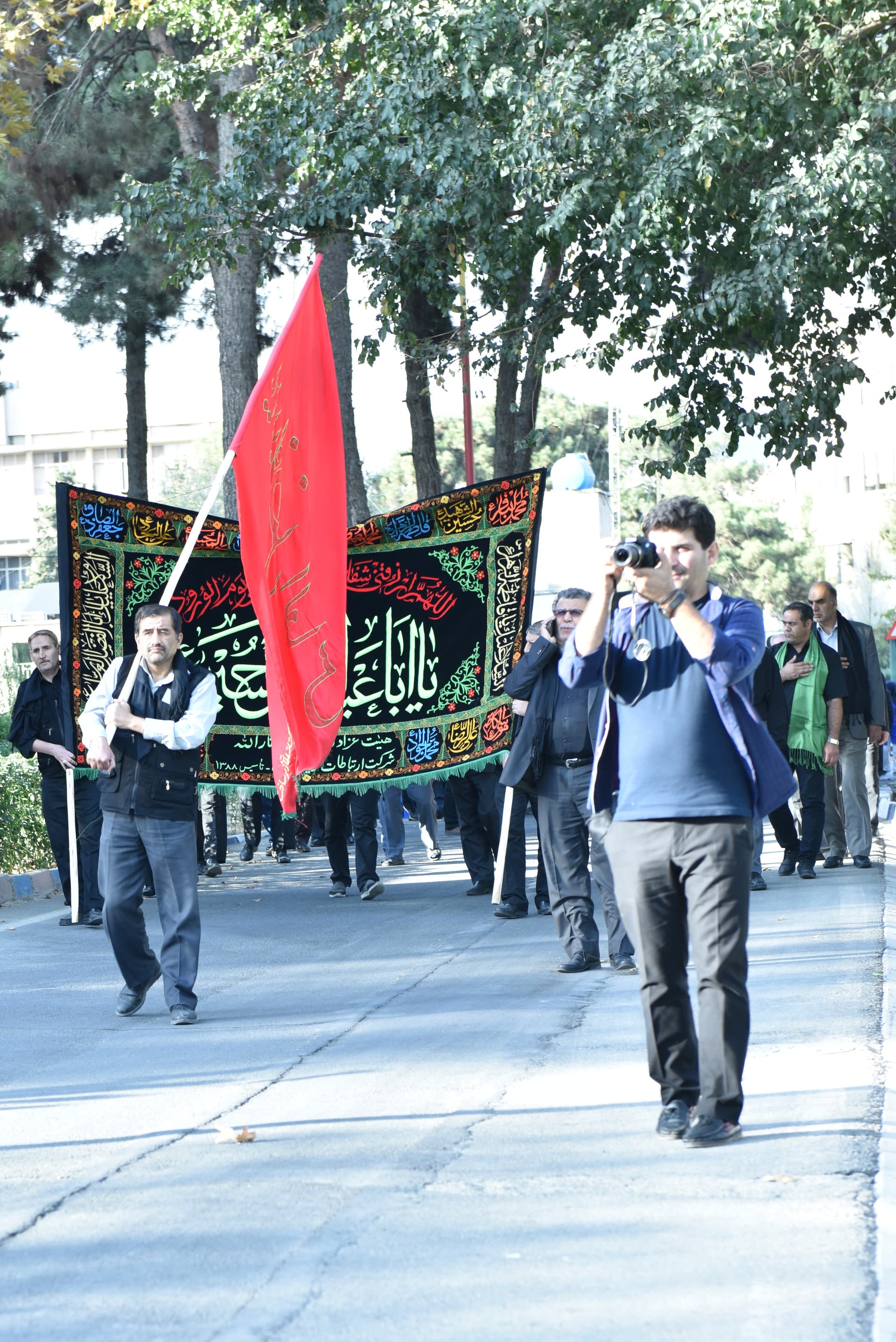 تجمع بزرگ عزادارن حسینی شرکت ارتباطات زیرساخت برگزار شد