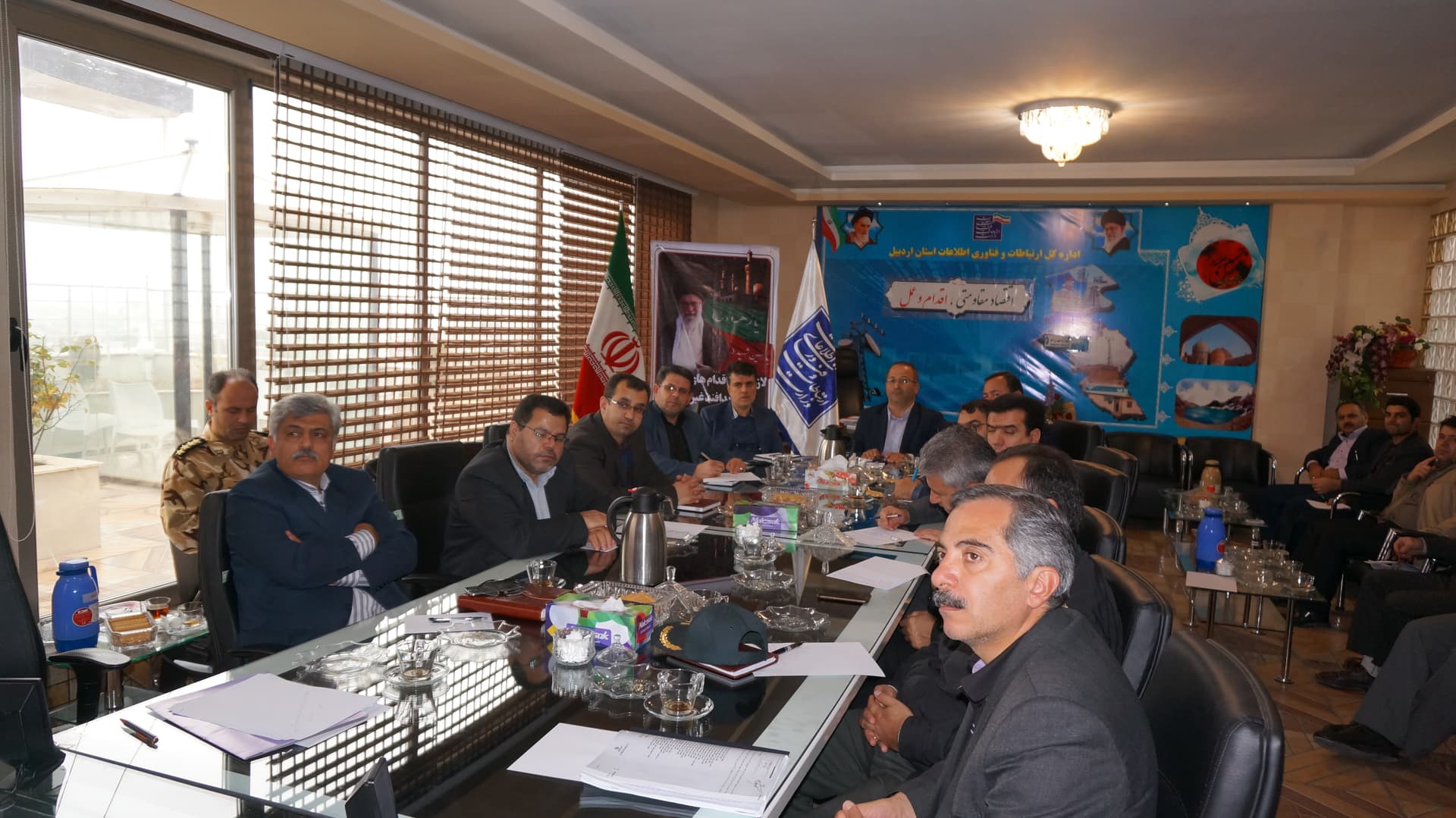 همایش سراسری پدافند غیرعامل در حوزه ارتباطات و فناوری اطلاعات در استان اردبیل  برگزار شد