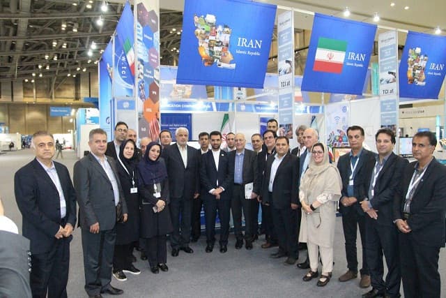وزیر ارتباطات از غرفه شرکت ارتباطات زیرساخت در تله کام کره جنوبی بازدید کرد وزیر ارتباطات از غرفه شرکت ارتباطات زیرساخت در تله کام کره جنوبی بازدید کرد