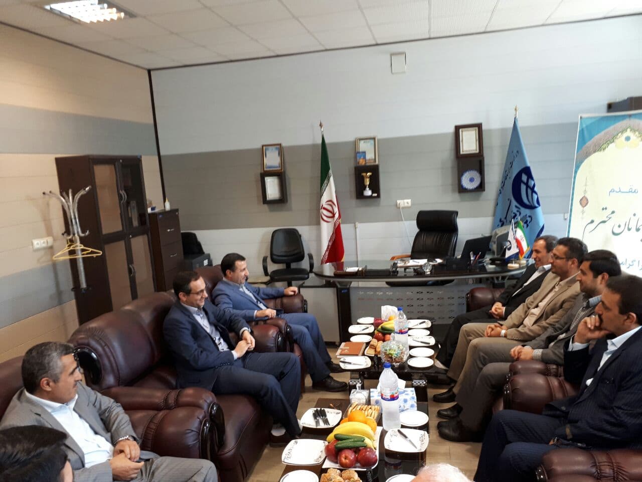مدیر عامل شرکت زیرساخت  با معاون پژوهشی دانشگاه گلستان دیدار کرد