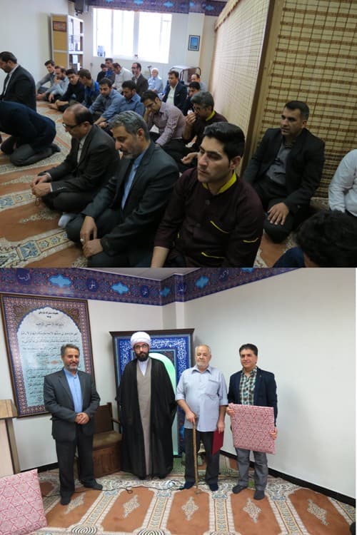 مراسم جشن اعیاد شعبانیه  و روزجانباز دراداره کل ارتباطات زیرساخت سمنان برگزار شد