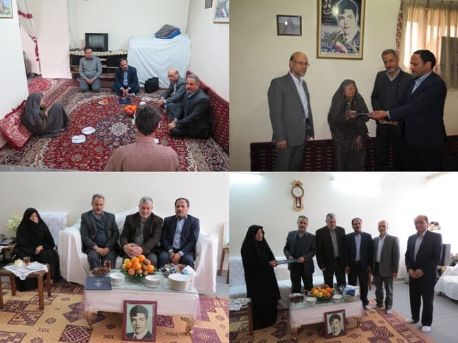 مسئولان شرکت ارتباطات زیرساخت باخانواده شهید مهدی کریمی دیدار کردند مسئولان شرکت ارتباطات زیرساخت باخانواده شهید مهدی کریمی دیدار کردند
