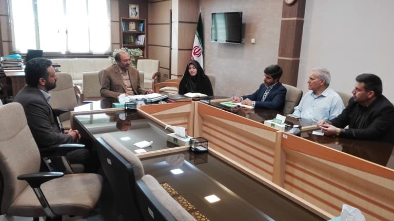 مهندس قلی پور با معاون اقتصادی استاندار قزوین دیدار کرد