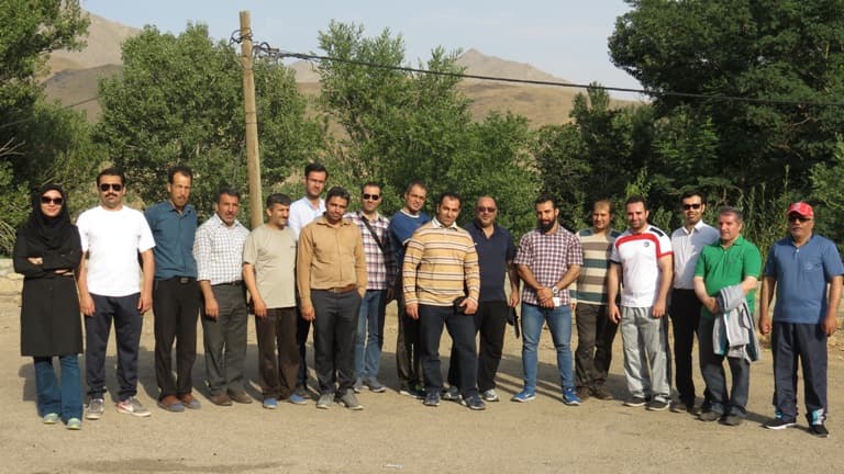 همایش پیاده روی بسیجیان اداره کل ارتباطات زیرساخت استان همدان برگزار شد