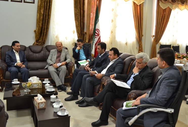 مدیر کل ارتباطات زیرساخت خراسان شمالی با فرمانداران شهرستانهای اسفراین و گرمه دیدار کرد