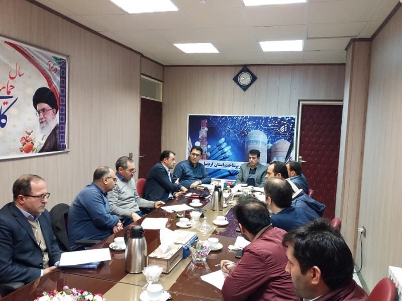 جلسه هم اندیشی اداره کل ارتباطات زیرساخت استان اردبیل با پیمانکاران برگزار شد