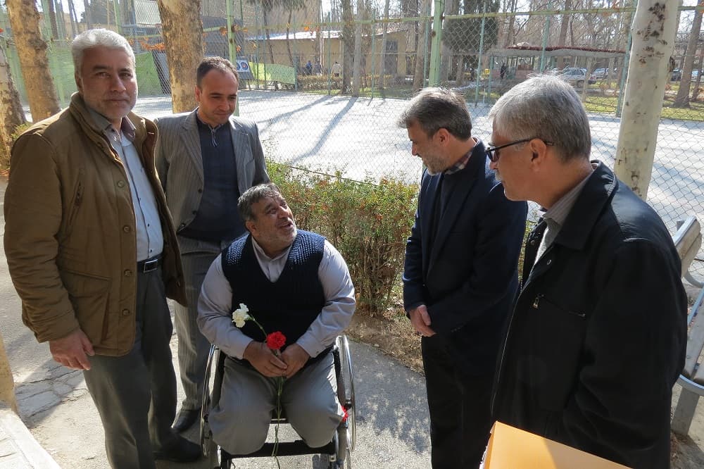 بازدید از آسایشگاه جانبازان اصفهان