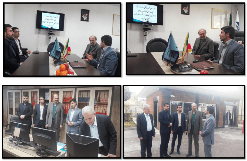 معاون هماهنگی امور عمرانی استاندار از اداره کل ارتباطات زیرساخت قزوین بازدید کرد