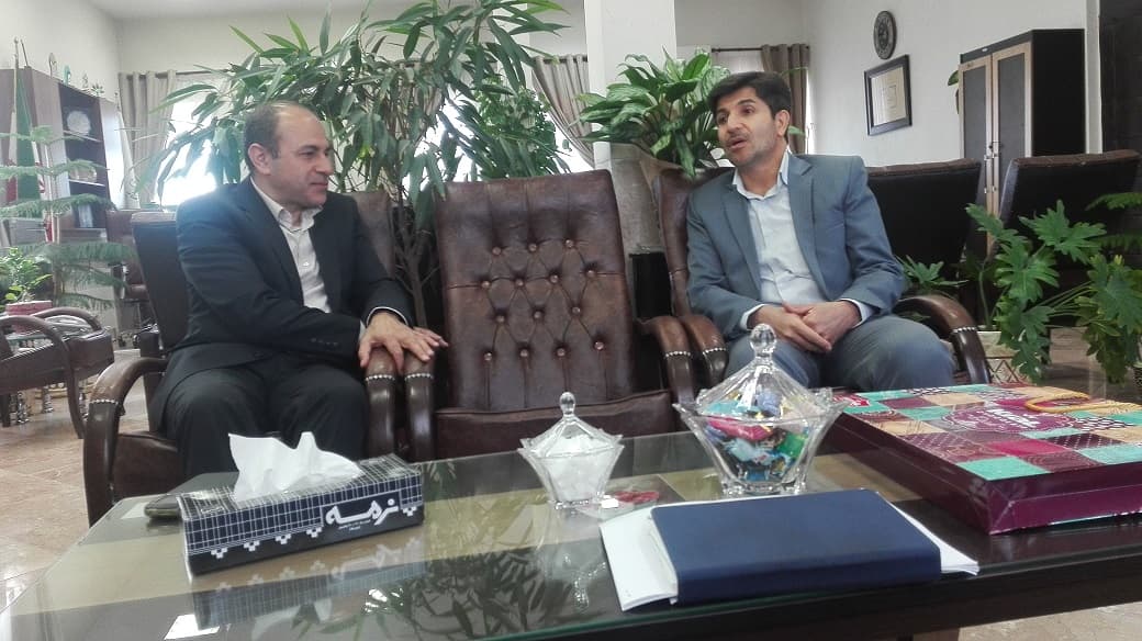 دیدار مدیرکل ارتباطات زیرساخت استان قزوین با مدیرکل ثبت اسناد استان