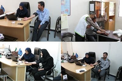 اجرای طرح بسیج ملی کنترل فشارخون در اداره کل ارتباطات زیرساخت استان چهارمحال و بختیاری