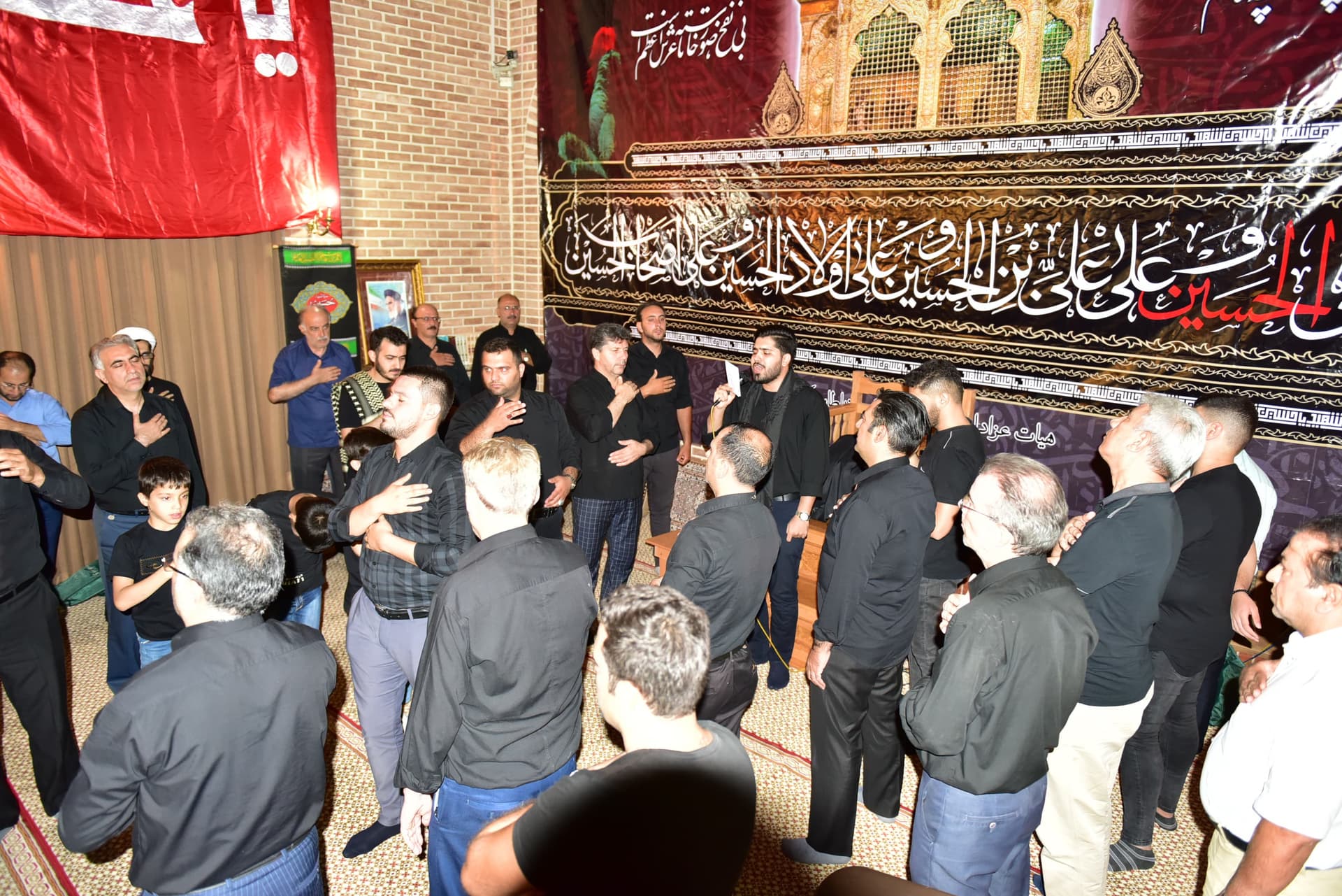 مراسم عزاداری سید و سالار شهیدان امام حسین(ع) در حسینیه پیامبر اعظم (ص)برگزار شد