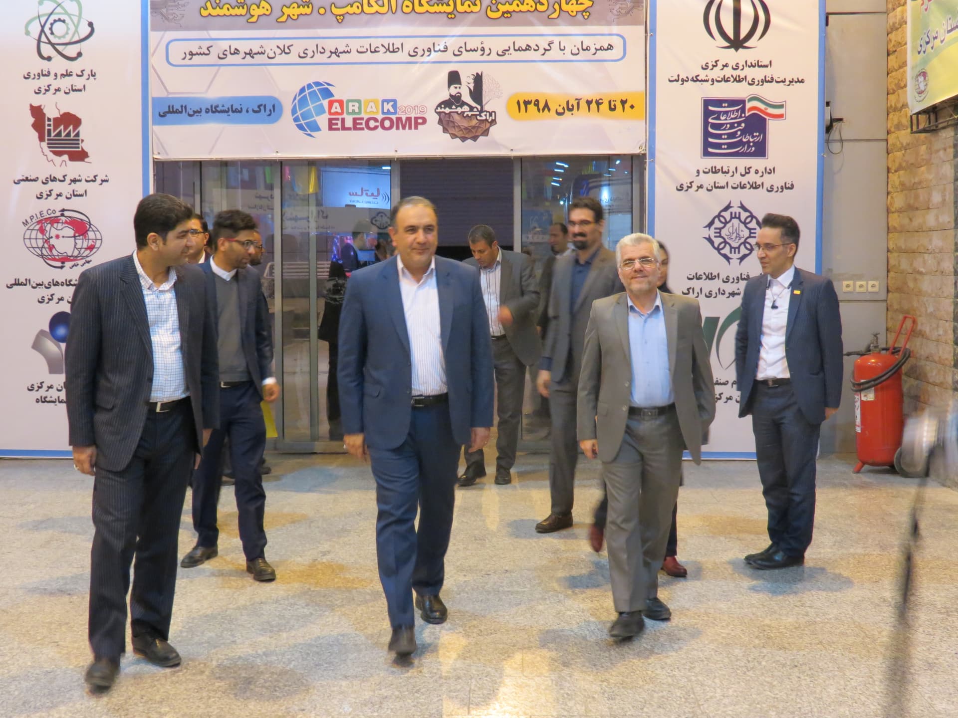 مهندس فلاح جوشقانی  درنمایشگاه الکامپ استان مرکزی حضور یافت