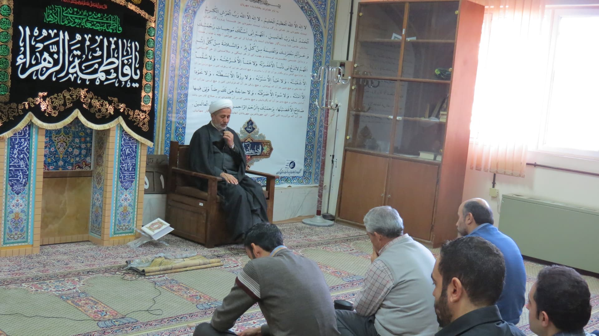 مراسم عزاداری شهادت حضرت فاطمه (س) در ارتباطات زیر ساخت استان کرمان  برگزار شد