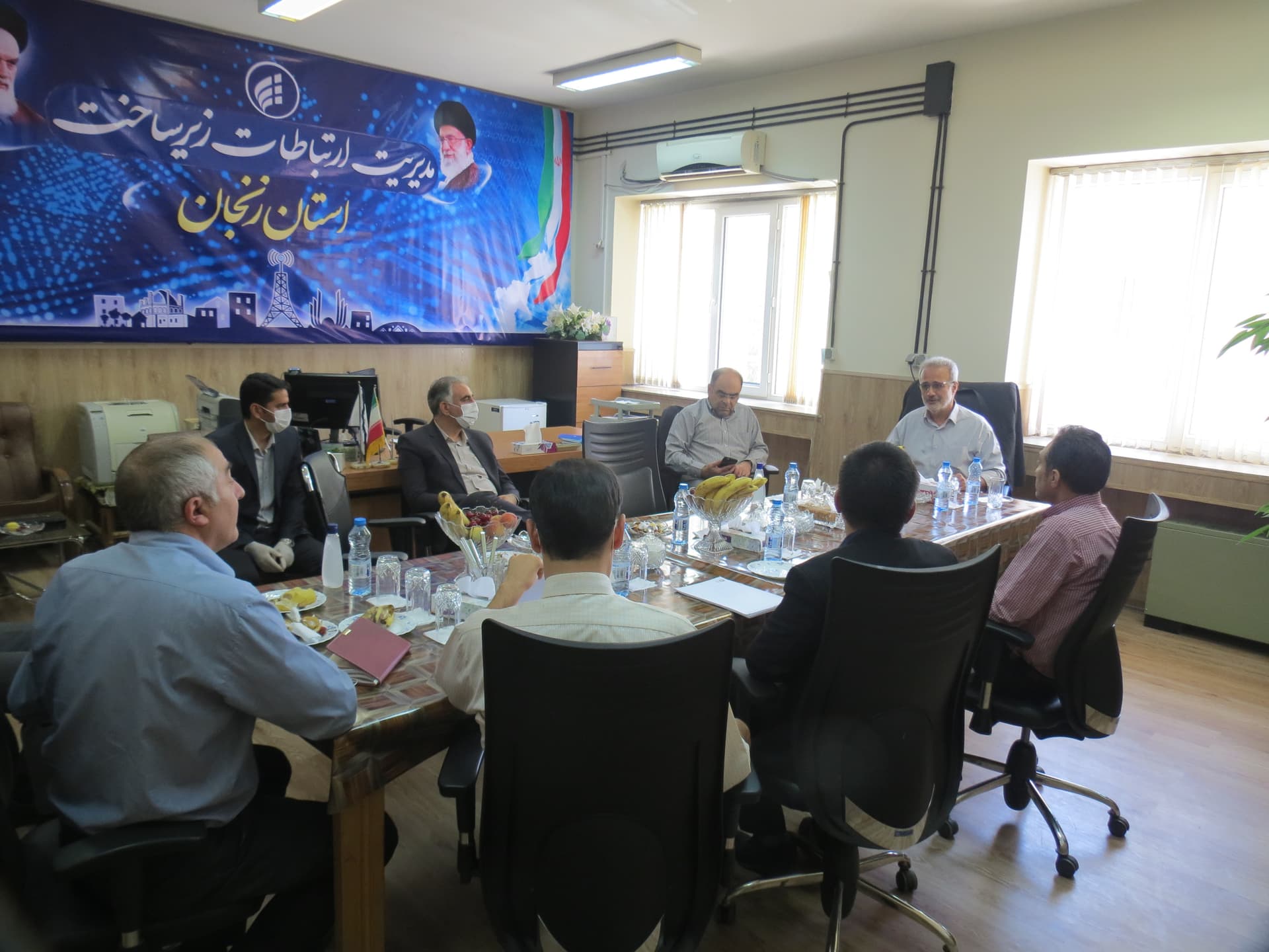 بازدید عضو هیات مدیره شرکت از ارتباطات زیرساخت استان زنجان
