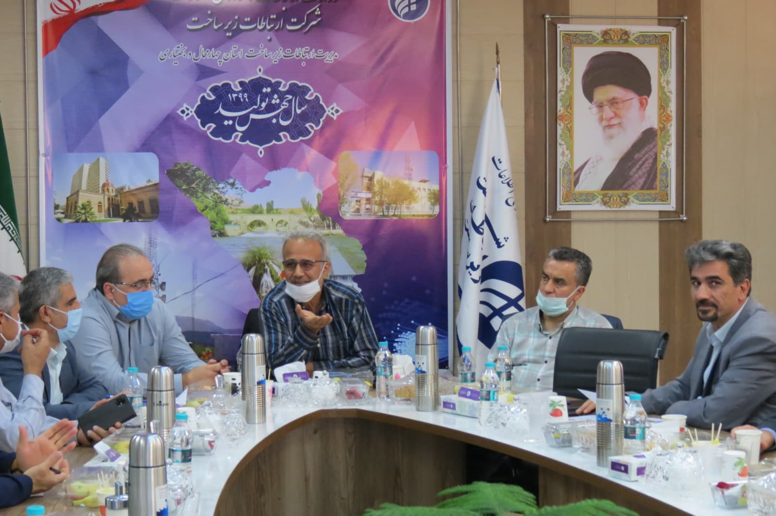 بازدید عضو هیات مدیره شرکت از ارتباطات زیرساخت استان چهارمحال و بختیاری