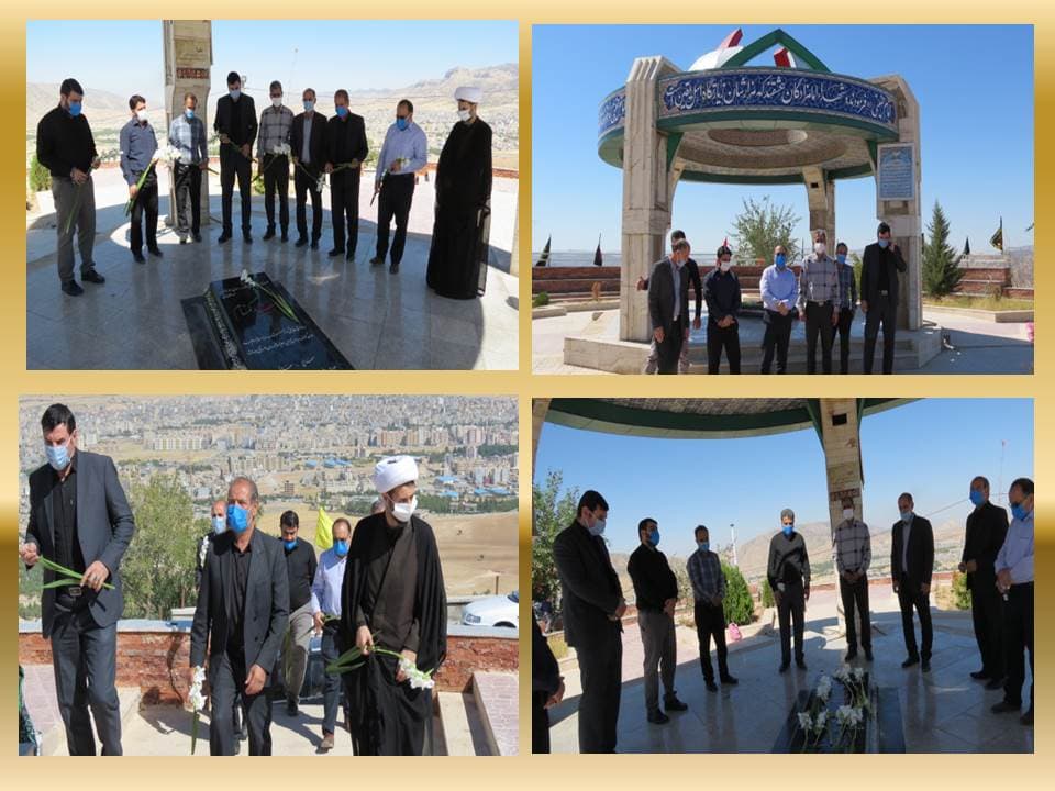 مدیر ارتباطات زیرساخت ایلام باحضور در مزار شهید گمنام ،یاد شهیدان را گرامی داشت