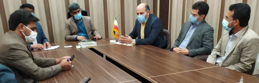 مدیرارتباطات زیر ساخت استان استان کرمان با فرماندار شهرستان رودبار جنوب دیدار کرد