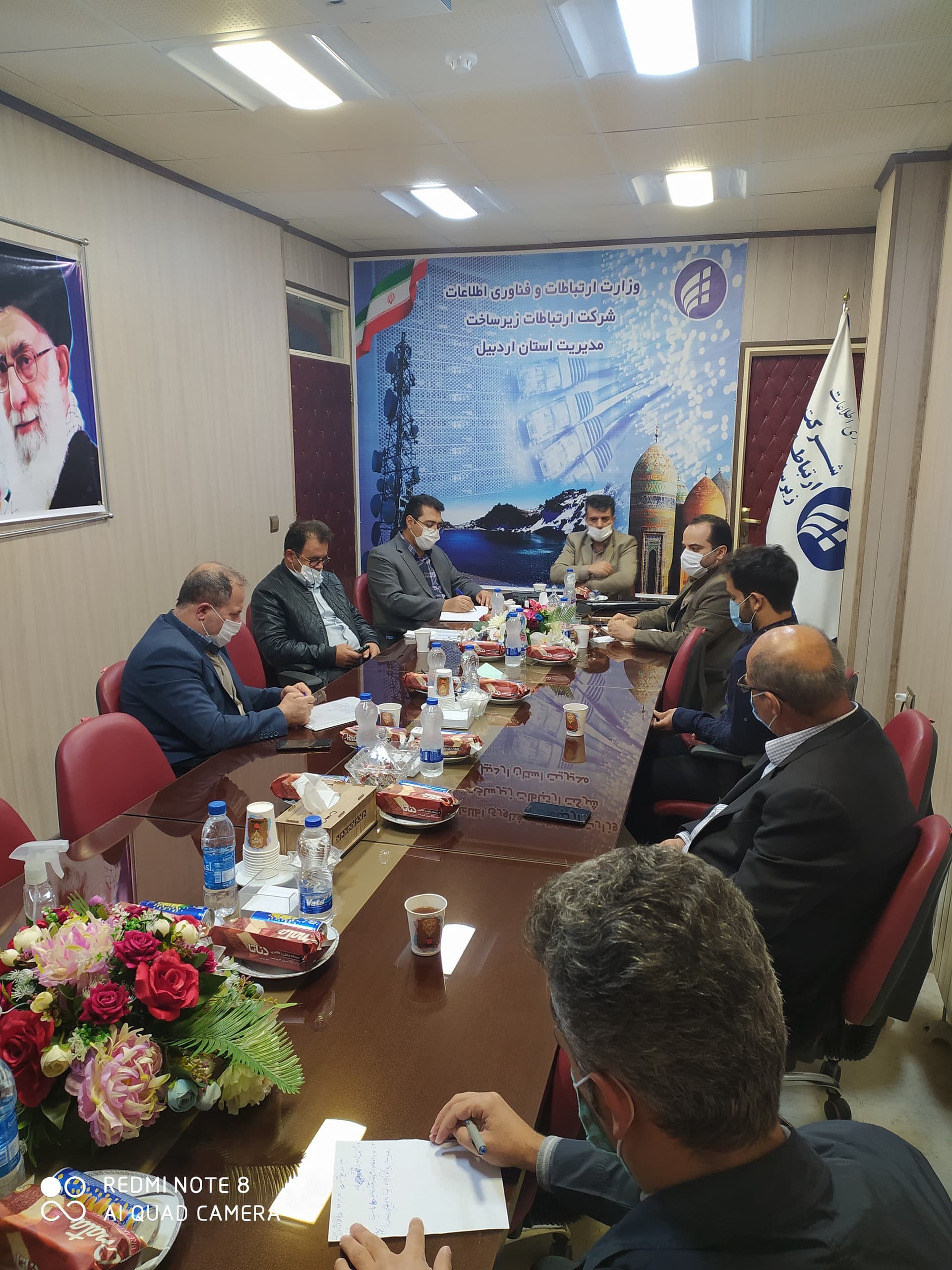 جلسه هم اندیشی ارتباطات زیرساخت استان استان اردبیل با پیمانکار نگهداری استان برگزار شد