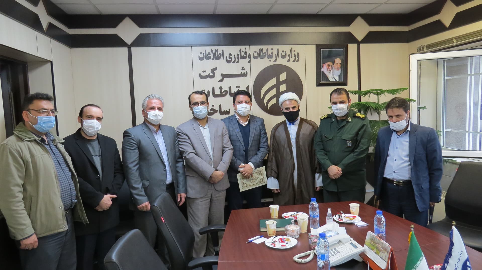 مراسم معارفه فرمانده پایگاه شهید قندی زیرساخت استان قم برگزارشد