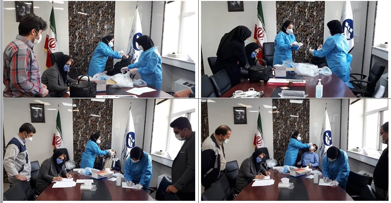 تست PCR از کارکنان مدیریت ارتباطات زیرساخت استان کرمانشاه، گرفته شد تست PCR از کارکنان مدیریت ارتباطات زیرساخت استان کرمانشاه، گرفته شد