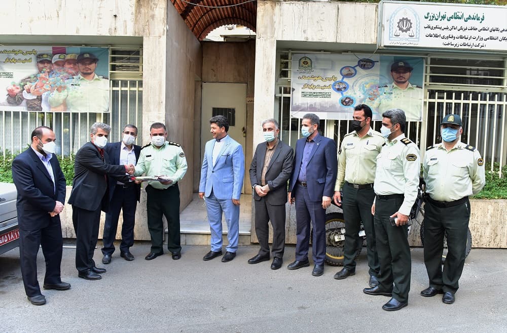 از یگان انتظامی مستقر در شرکت ارتباطات زیرساخت تقدیر شد