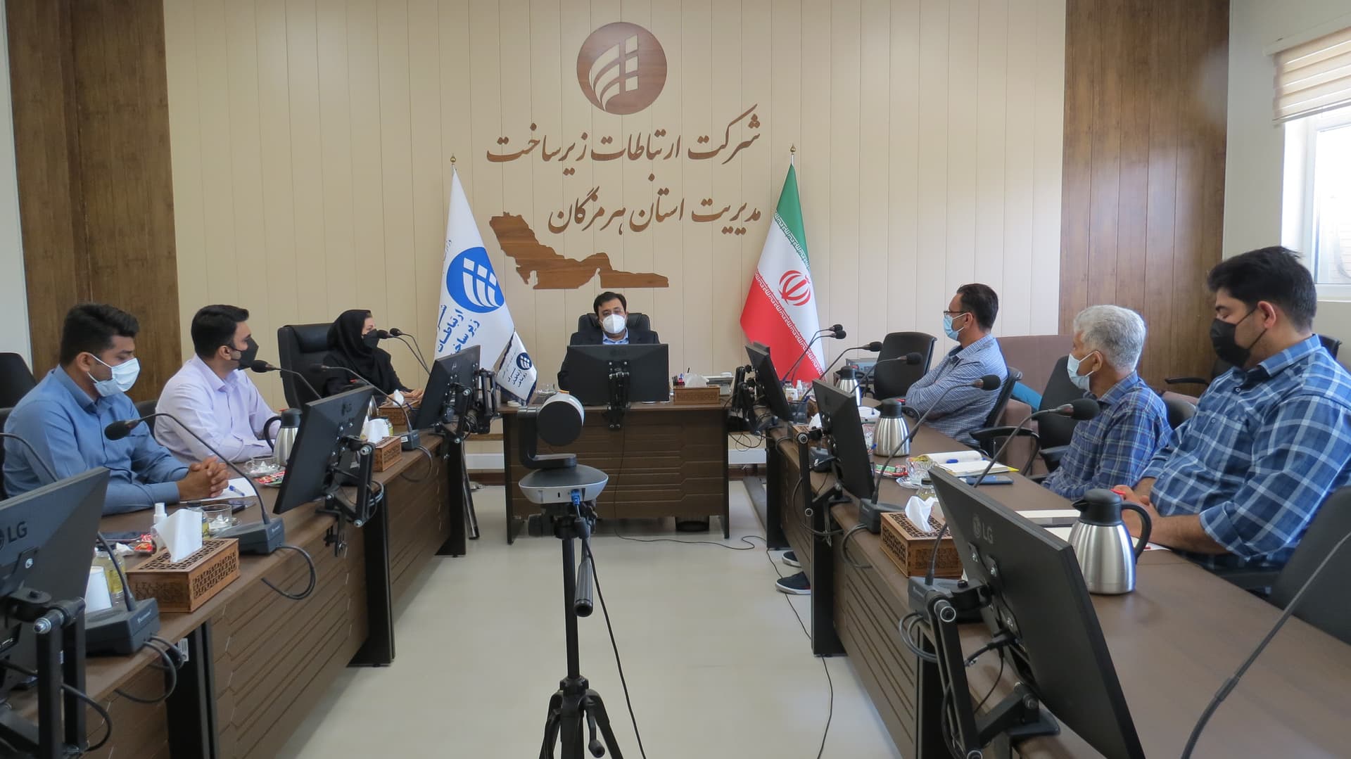 برگزاری جلسه هم اندیشی مدیریت ارتباطات زیرساخت استان هرمزگان با مدیران پروژه شرکت صنام
