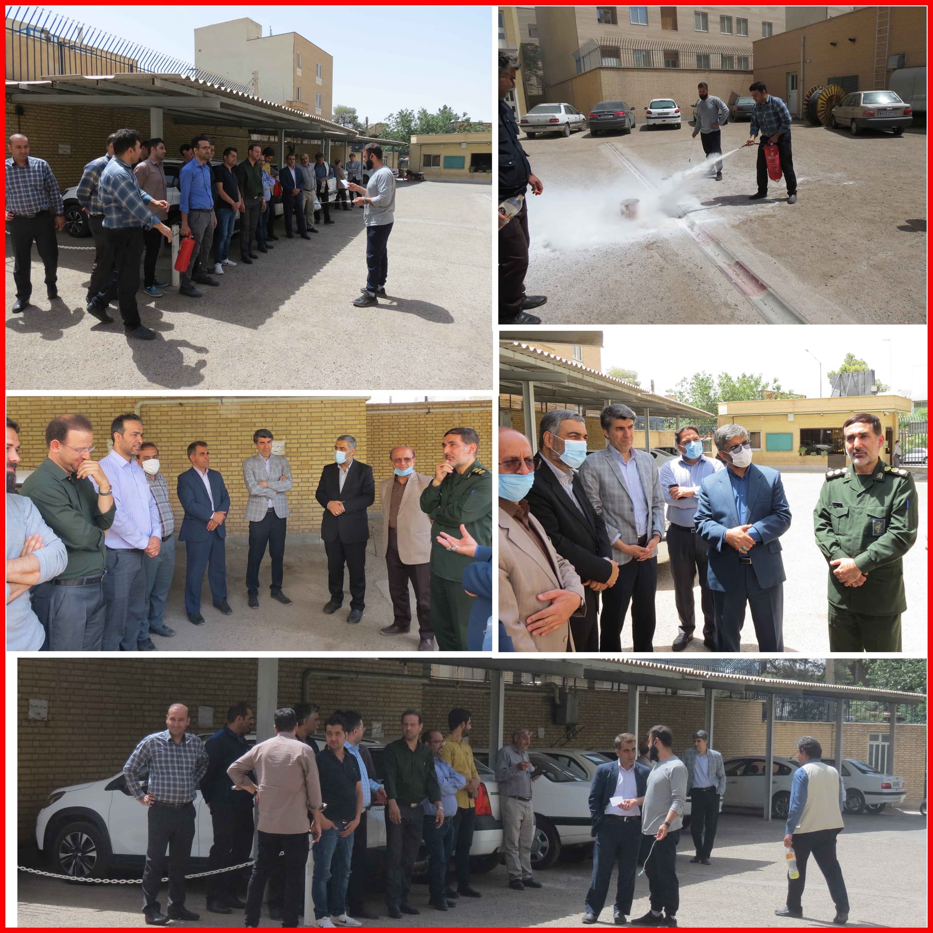رزمایش خود حفاظتی مرکز pc سمنان برگزارشد