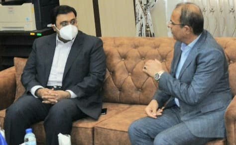 دیدار مدیر ارتباطات زیرساخت استان هرمزگان با سرپرست اداره کل ثبت احوال استان هرمزگان