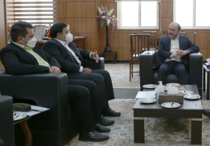 دیدار مدیر ارتباطات زیرساخت استان هرمزگان با استاندار هرمزگان