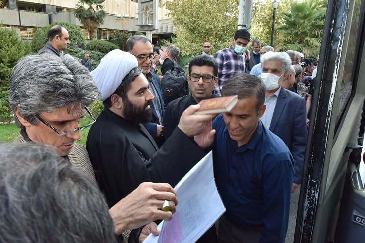 زائرین اربعین حسینی شرکت ارتباطات زیر ساخت عازم کربلای معلی شدند