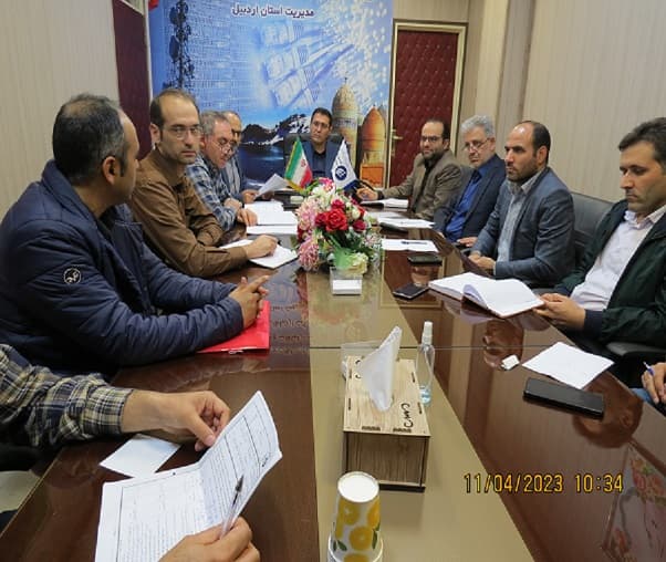 برگزاری اولین جلسه هماهنگی با پیمانکاران نگهداری شبکه و تاسیسات در زیر ساخت استان اردبیل