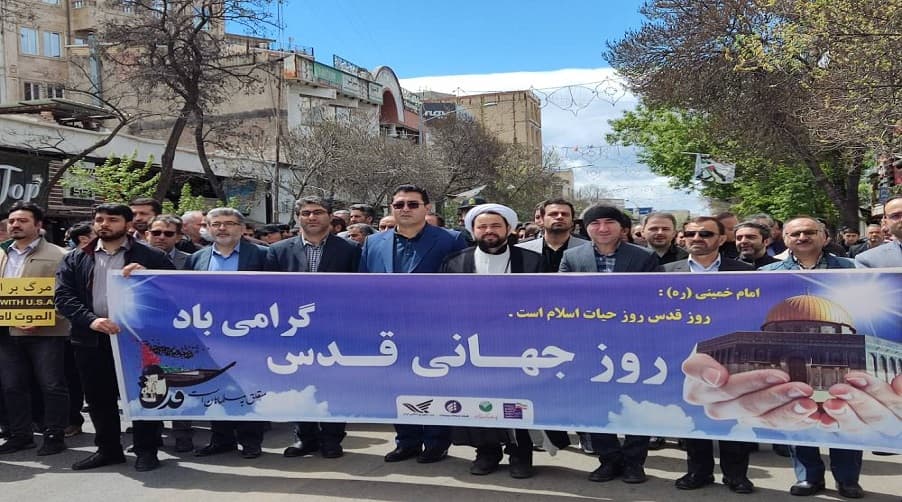 حضور پر شور همکاران زیرساخت استان اردبیل در راهپیمایی روز قدس حضور پر شور همکاران زیرساخت استان اردبیل در راهپیمایی روز قدس