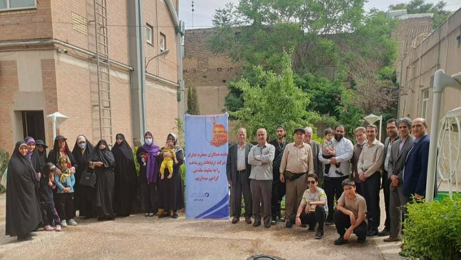 اعزام همکاران ایثارگر شرکت ارتباطات زیرساخت به مشهد مقدس