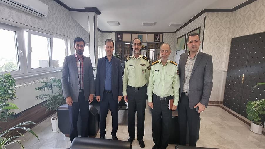 نشست مدیر زیرساخت استان گلستان با فرمانده نیروی انتظامی استان