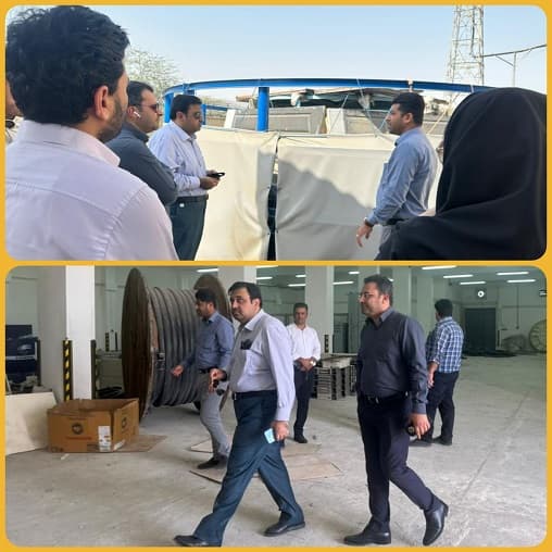 بازدید مدیر ارتباطات زیرساخت استان هرمزگان از ایستگاه ماهواره (تل سیاه)