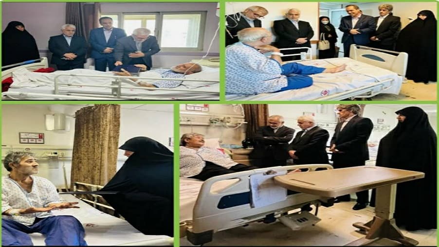 عیادت از جانبازان با حضور مشاور وزیر در امور ایثارگران عیادت از جانبازان با حضور مشاور وزیر در امور ایثارگران