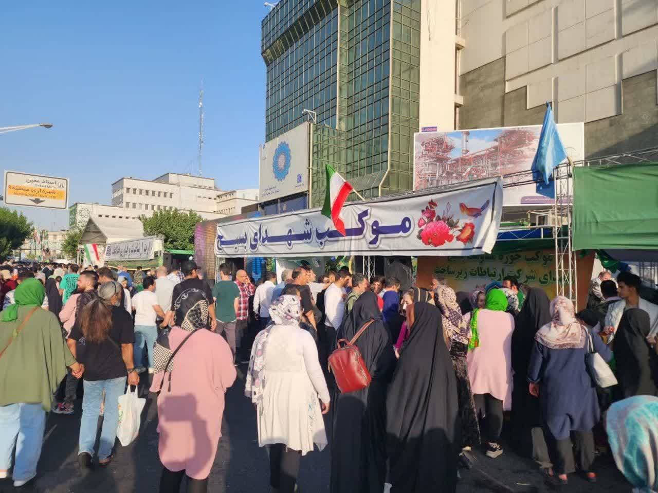برپایی موکب  پذیرای در مسیر میهمانی ۱۰ کیلومتری روز عید غدیر سال 1403