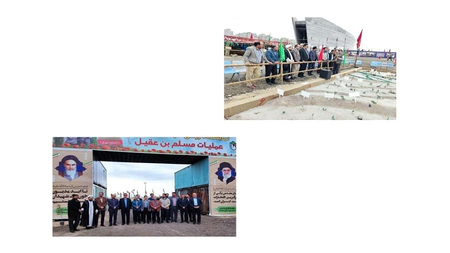 بازدید سرپرست و کارکنان زیر ساخت استان اردبیل از نمایشگاه دفاع مقدس
