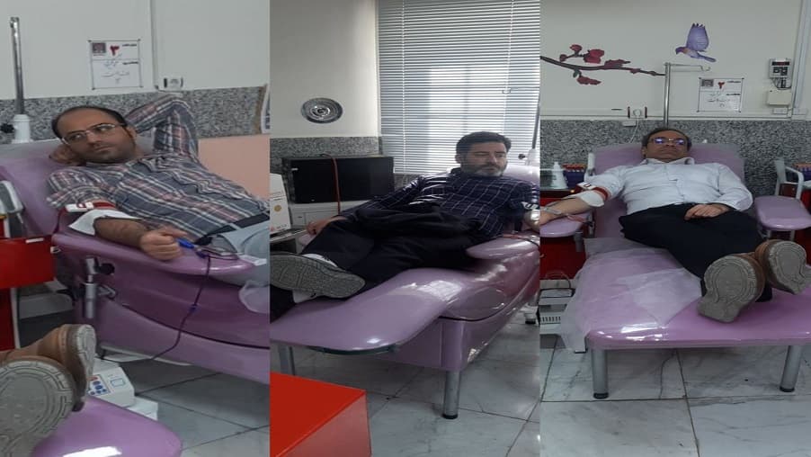 اهدای خون کارکنان مدیریت ارتباطات زیرساخت استان خراسان جنوبی