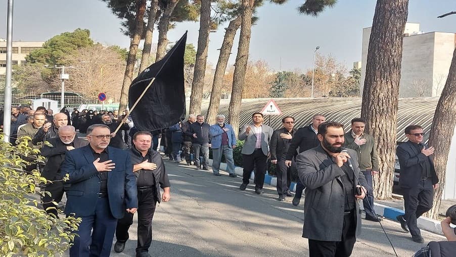 مراسم عزاداری شهادت حضرت زهرا (س) با حضور کارکنان شرکت ارتباطات زیرساخت برگزار شد