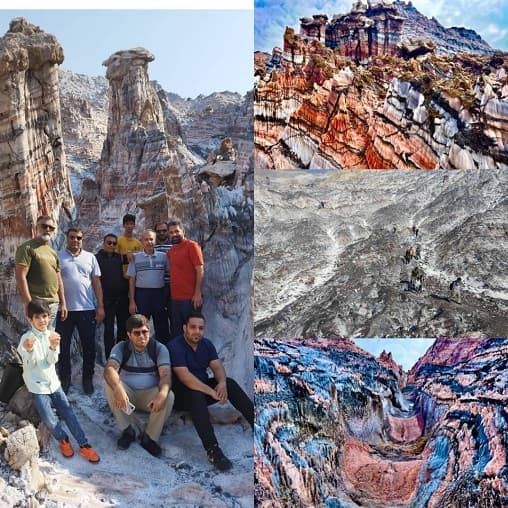 بازدید از گنبد نمکی جاشک در زیرساخت استان بوشهر