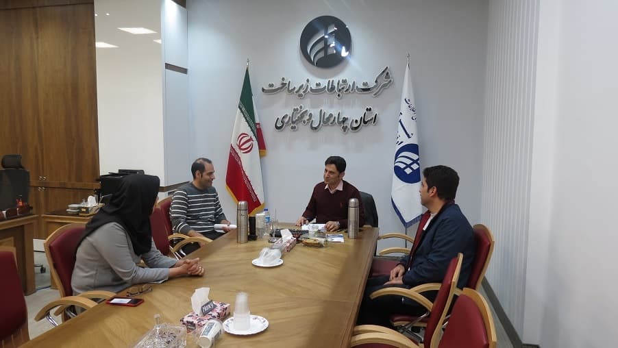 بازدید مدیرکل ارزیابی فنی و امور هماهنگی استان ها از زیرساخت چهارمحال و بختیاری