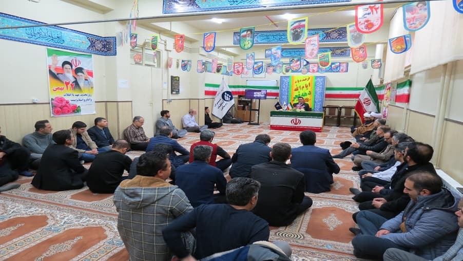 مراسم جشنی در مدیریت ارتباطات زیرساخت استان اردبیل برگزار شد