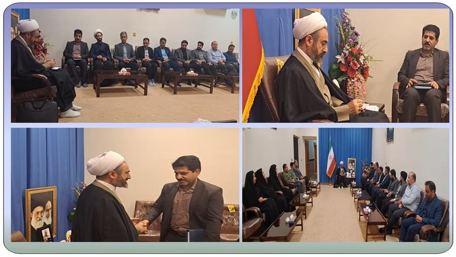دیدار مدیریت و کارکنان ارتباطات زیرساخت استان ایلام با نماینده ولی فقیه استان