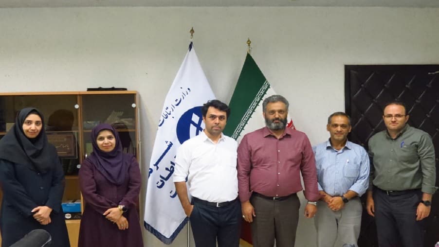 حضور ارزیابان پیاده سازی الزامات ایمنی و سلامت شغلی کارکنان(HSE) در مدیریت ارتباطات زیرساخت استان قزوین
